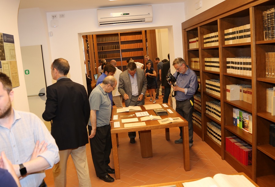 Documenti in mostra all'inaugurazione