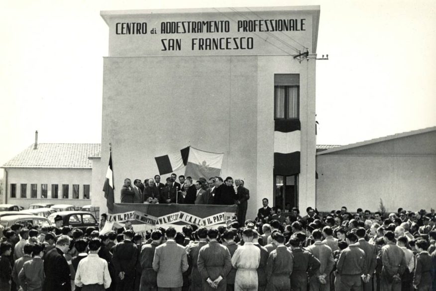 Inauguruazione di un centro di addestramento professionale nel Polesine - Archivio Storico - Gesuiti, Provincia Euro-Mediterranea