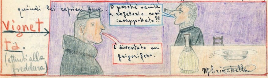 Vignetta sulle case soppresse estratta dalla rivista "Il Pino" dei novizi gesuiti - Archivio Storico - Gesuiti, Provincia Euro-Mediterranea