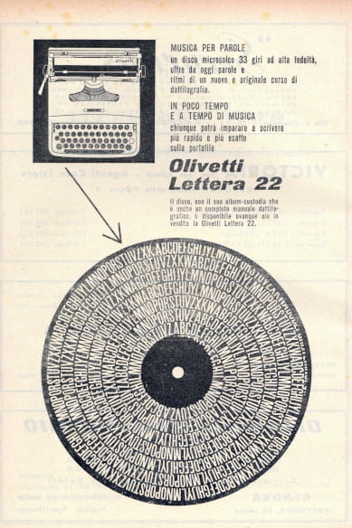Pubblicità Olivetti sulla rivista L'Arecco - Archivio Storico - Gesuiti, Provincia Euro-Mediterranea